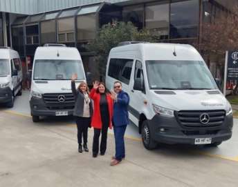 Viajar Chile amplía su flota con tres nuevas vans Mercedes-Benz Sprinter